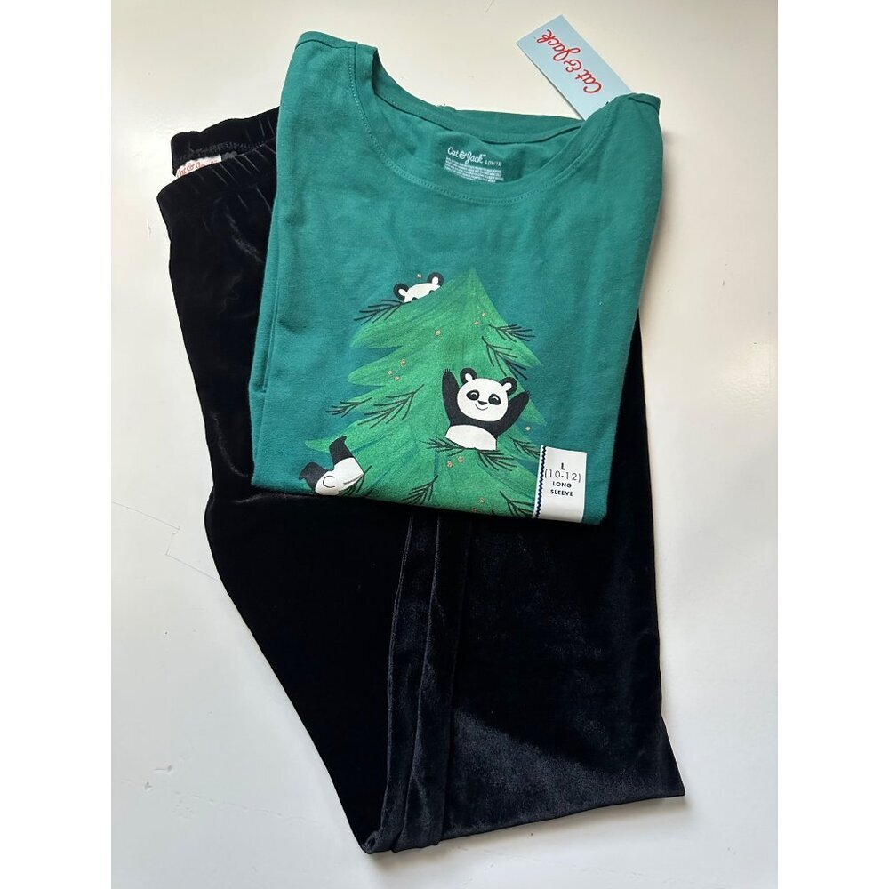 Cat & Jack Girls Long Sleeve and Leggings Set size L (10/12) NWT